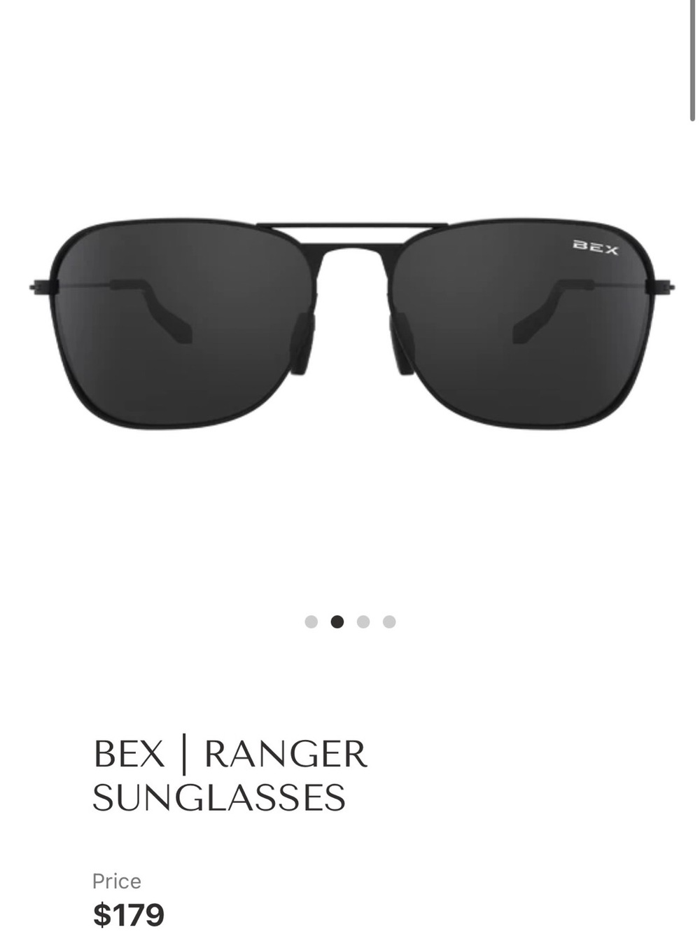 BEX Ranger Sunglasses in Black